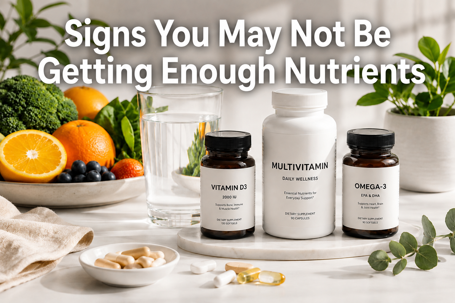 Signs You May Not Be Getting Enough Nutrients