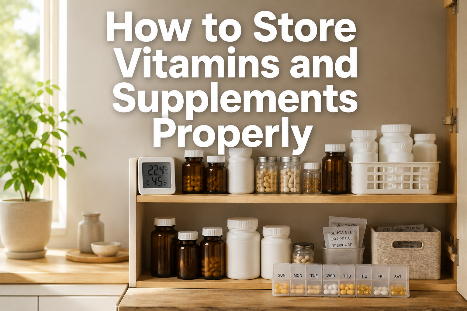 How to Store Vitamins and Supplements Properly