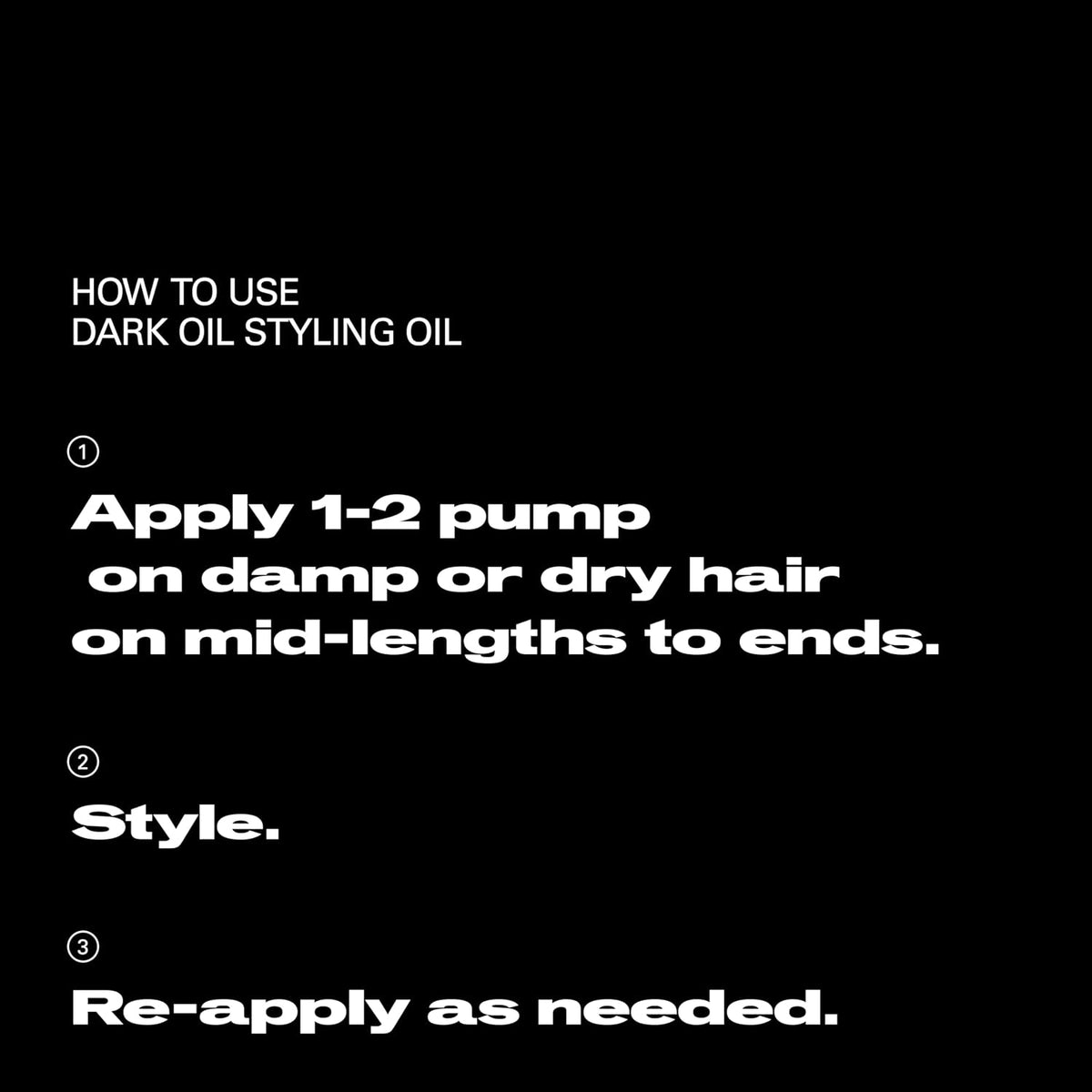 Sebastian Professional Dark Oil Smooth & Shine Styling Oil 30 ml — product image 3