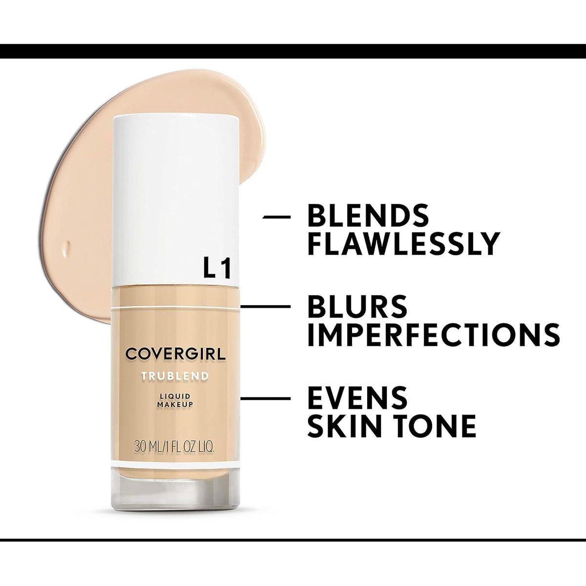 COVERGIRL TruBlend Hydrating Foundation D1 1 fl oz (30 ml) — product image 4