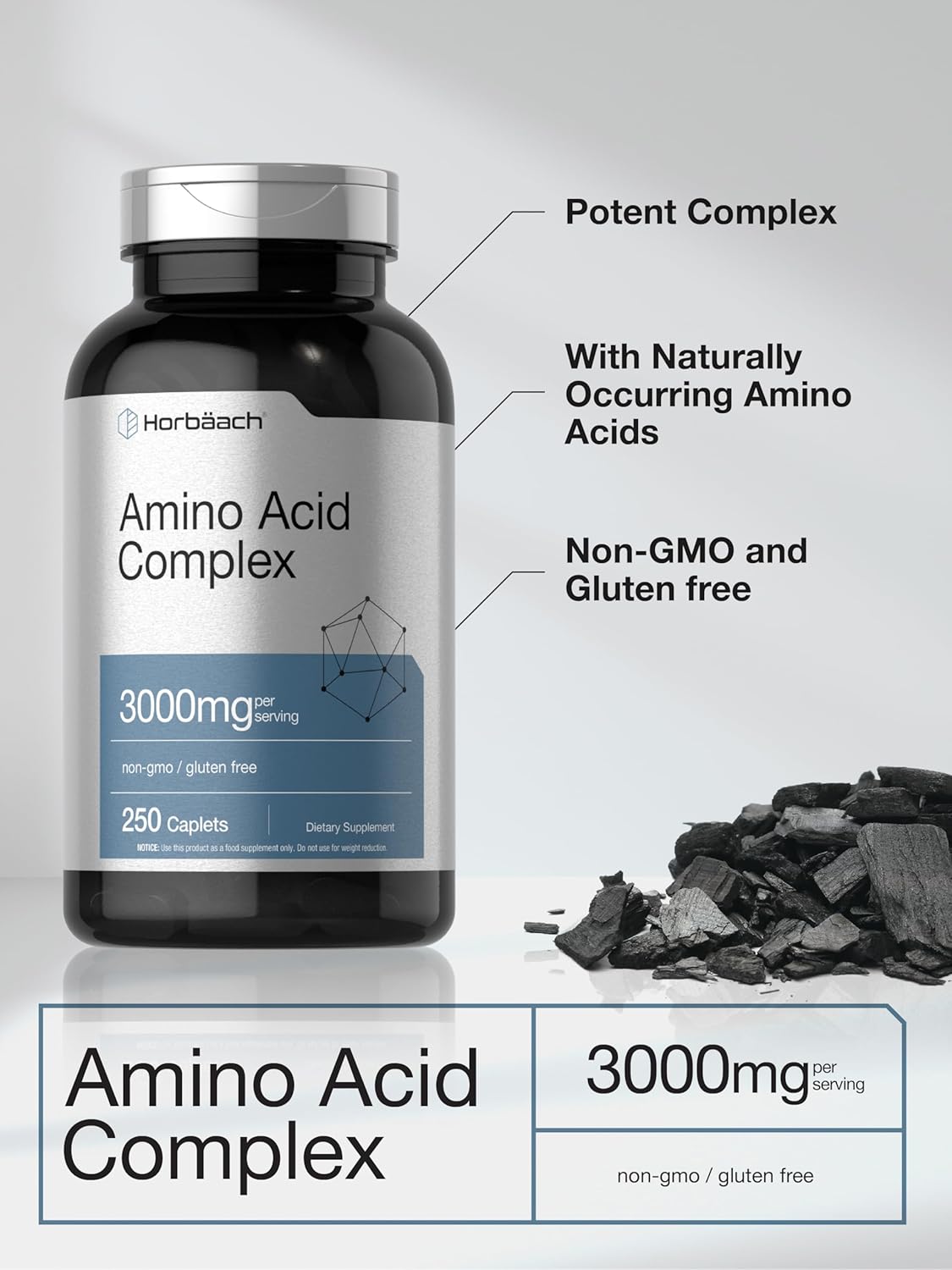 Horbäach Amino Acid Complex 3000mg 250 Caplets