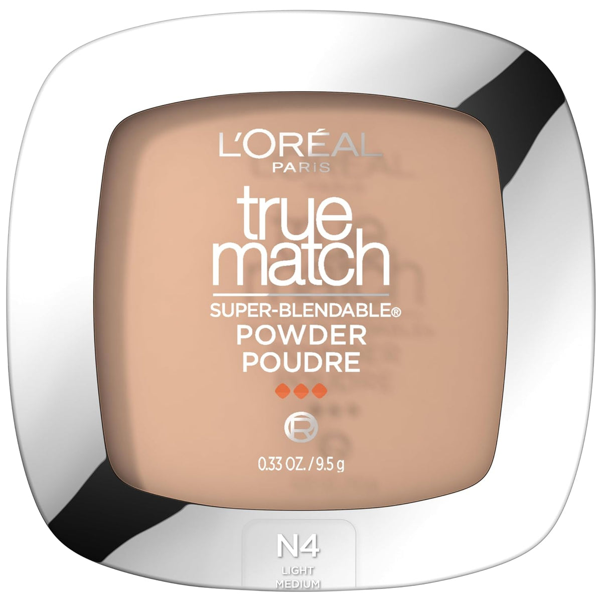 L'Oréal Paris True Match Super-Blendable Powder N4 Light Medium 0.33 oz (9.5 g) — product image 1