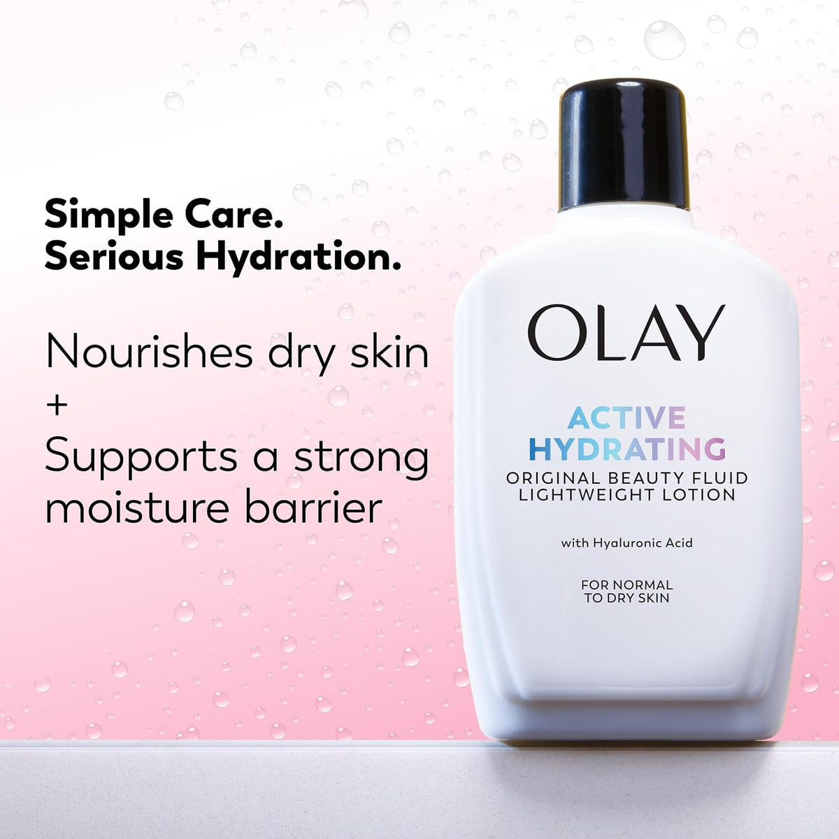 OLAY Active Hydrating Original Beauty Fluid Lightweight Lotion 4 oz (Pack of 2) — product image 4