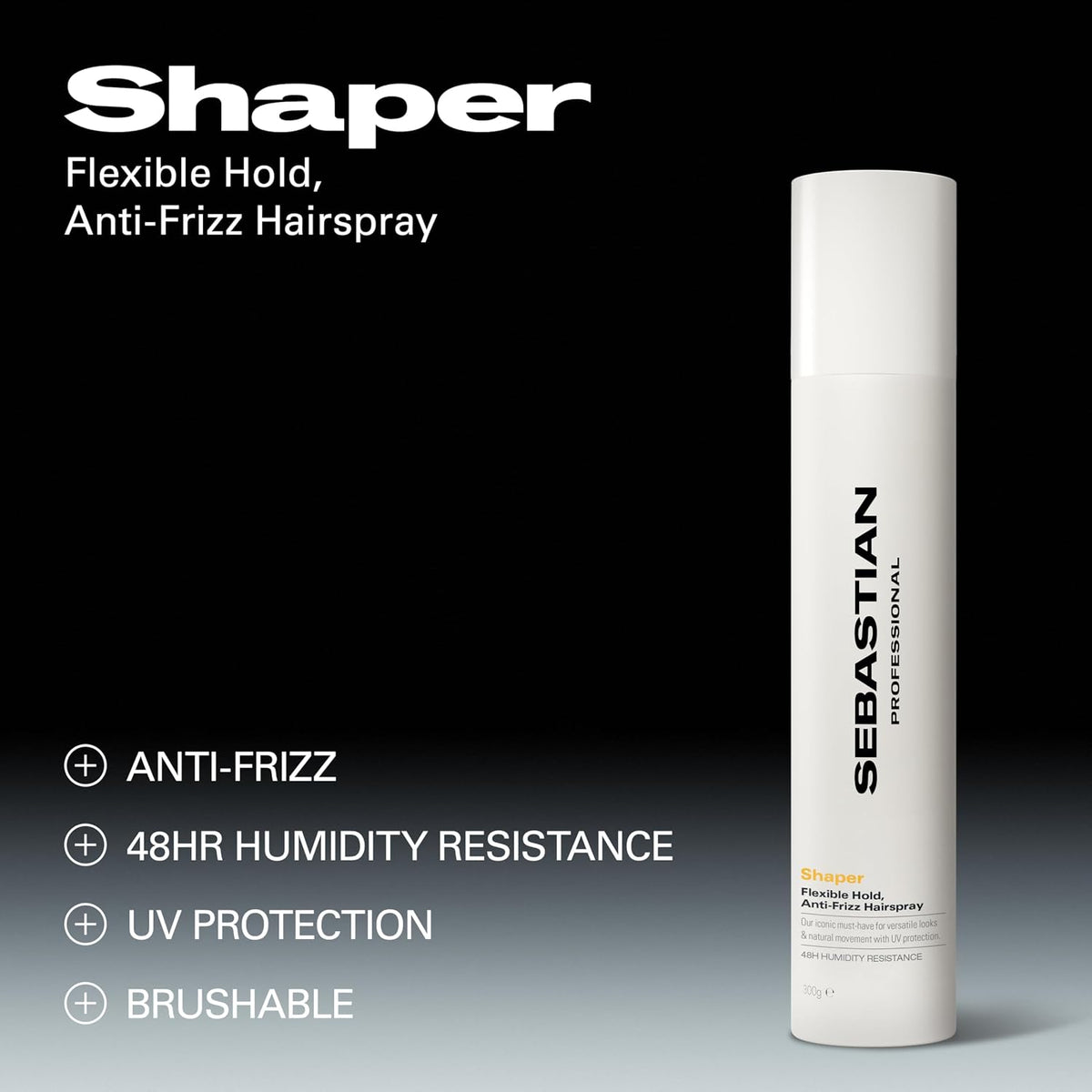 Sebastian Professional Shaper Flexible Hold, Anti-Frizz Hairspray 300 g — product image 3