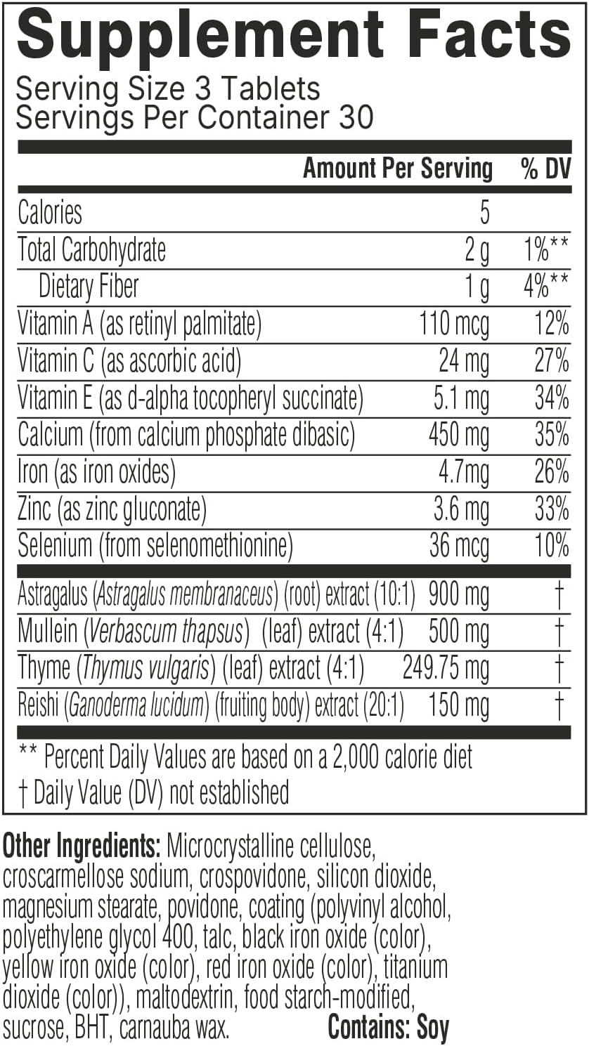 Swisse Mullein Leaf Extract Tablets 90 Count