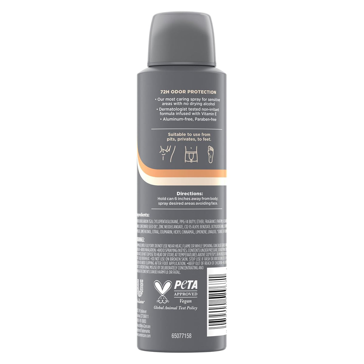 Dove Men+Care Whole Body Deo Cedar + Shea Butter Deodorant Spray 4 oz (113 g) — product image 2