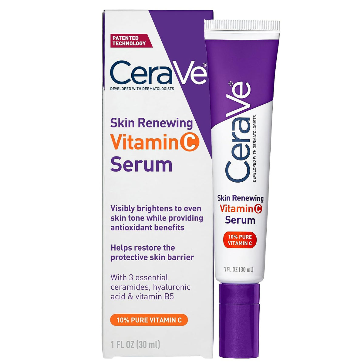 CeraVe Skin Renewing Vitamin C Serum 1 fl oz (30 ml) — product image 1