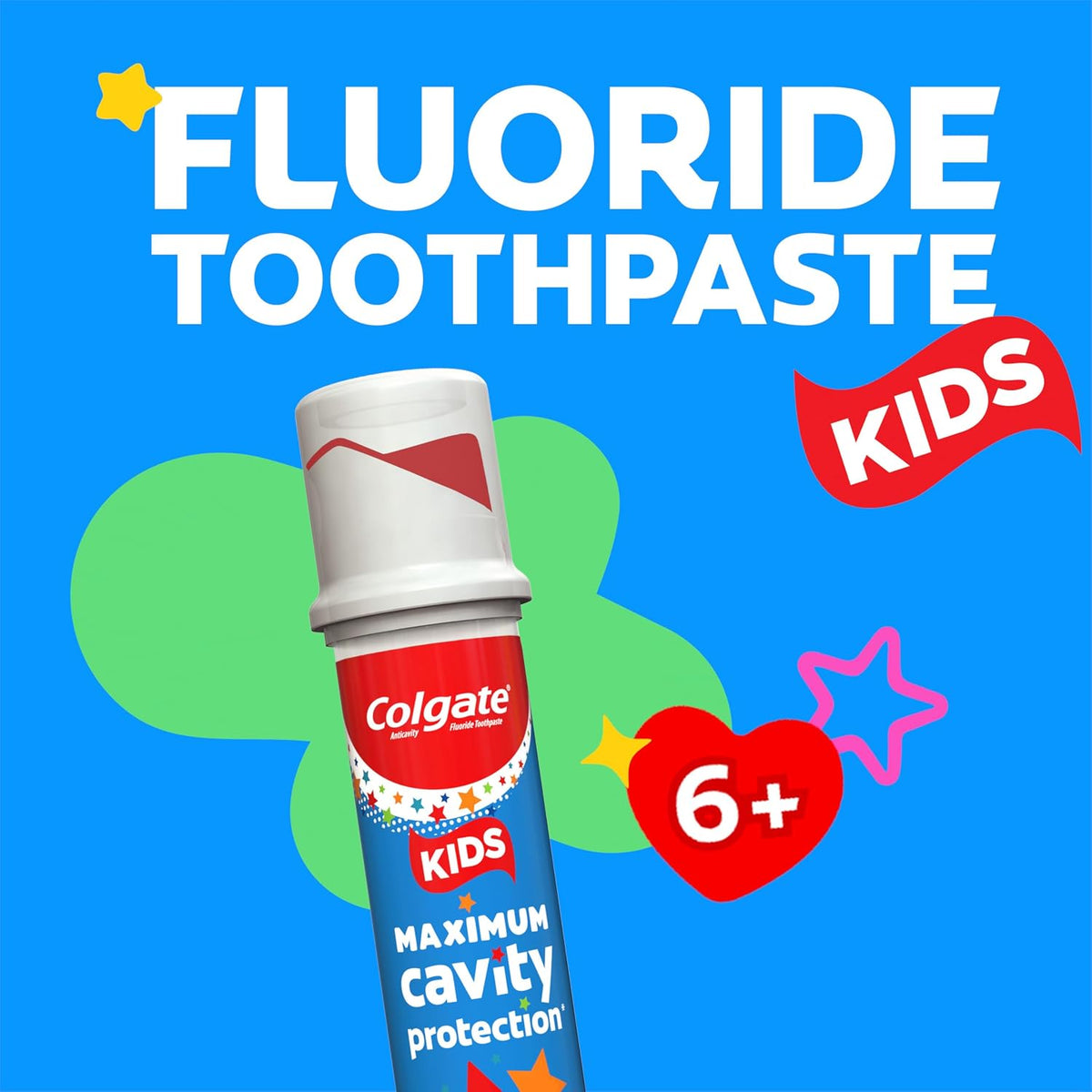 Colgate Kids Cavity Protection Toothpaste Bubble Fruit 4.4 oz (Pack of 6) — product image 2