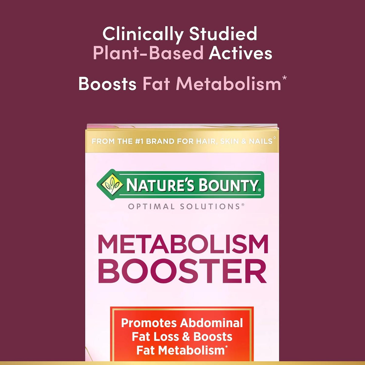 Nature's Bounty Optimal Solutions Metabolism Booster Supplement, 60 Capsules — product image 3