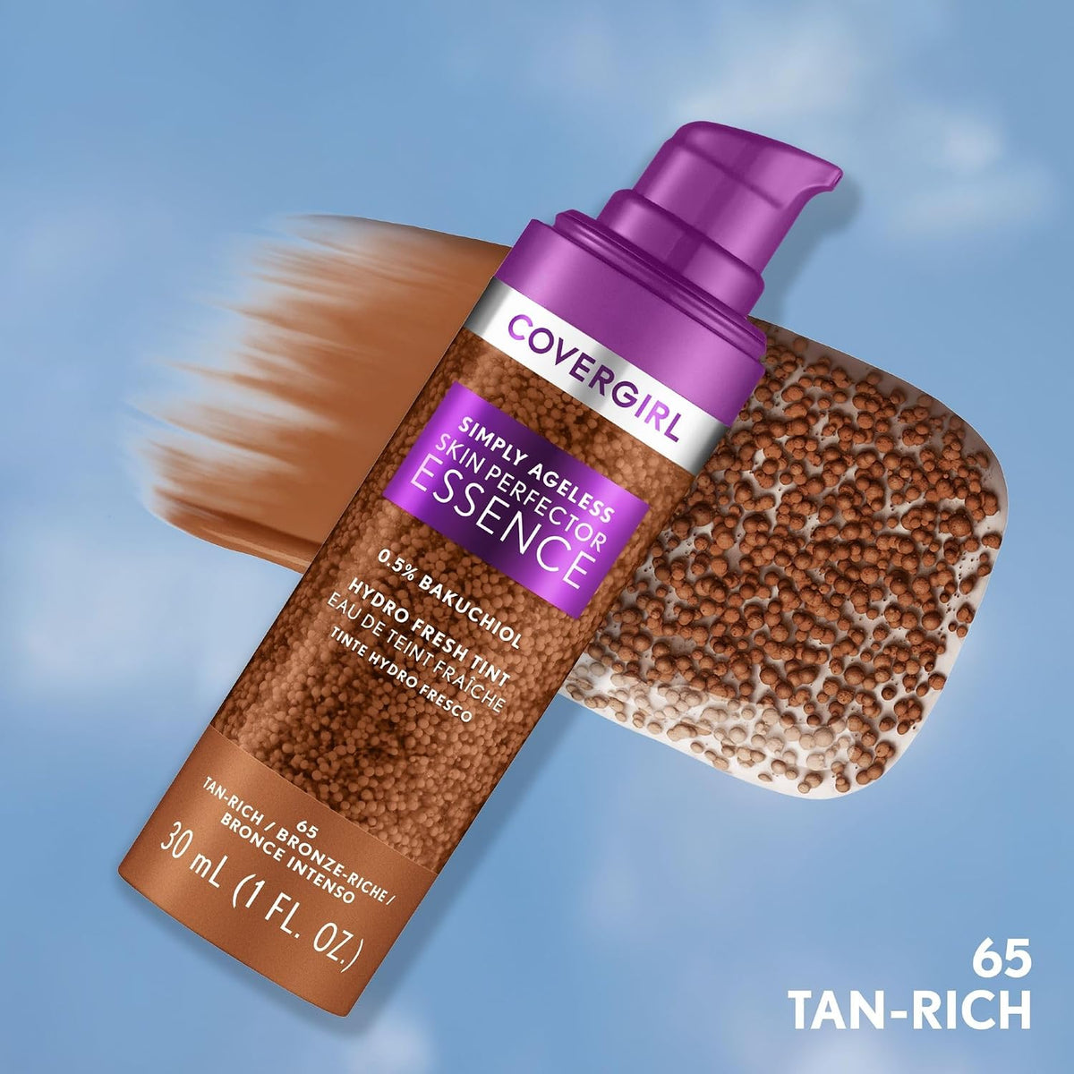 COVERGIRL Simply Ageless Skin Perfector Essence 65 Tan-Rich 1 fl oz (30 ml) — product image 2