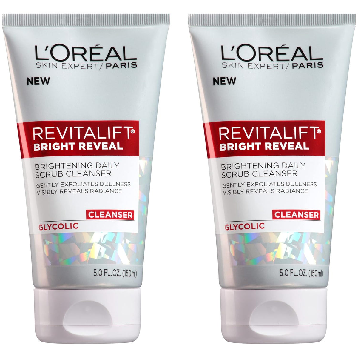 L'Oréal Skin Expert/Paris Revitalift Bright Reveal Brightening Daily Scrub Cleanser 5.0 fl oz (150ml) — product image 1