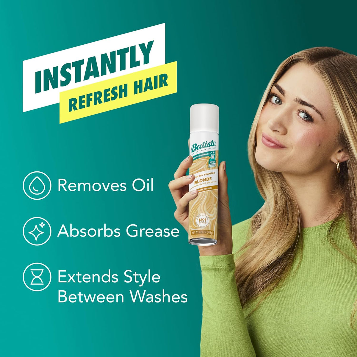 Batiste Color Dry Shampoo Blonde 5.71 oz — product image 4