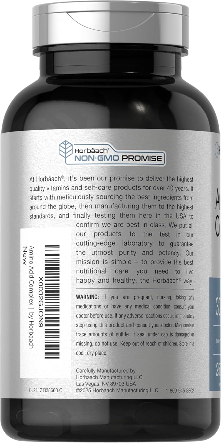 amino acid complex caplets supplement product