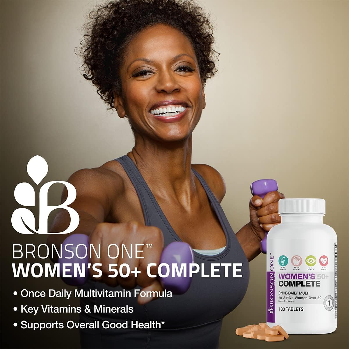 Bronson women multivitamin front label