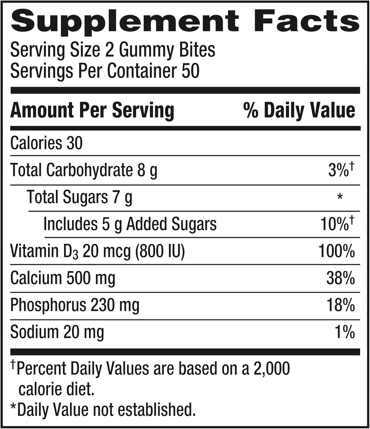 Strawberry Flavored Chewable Calcium Supplement 100 Count