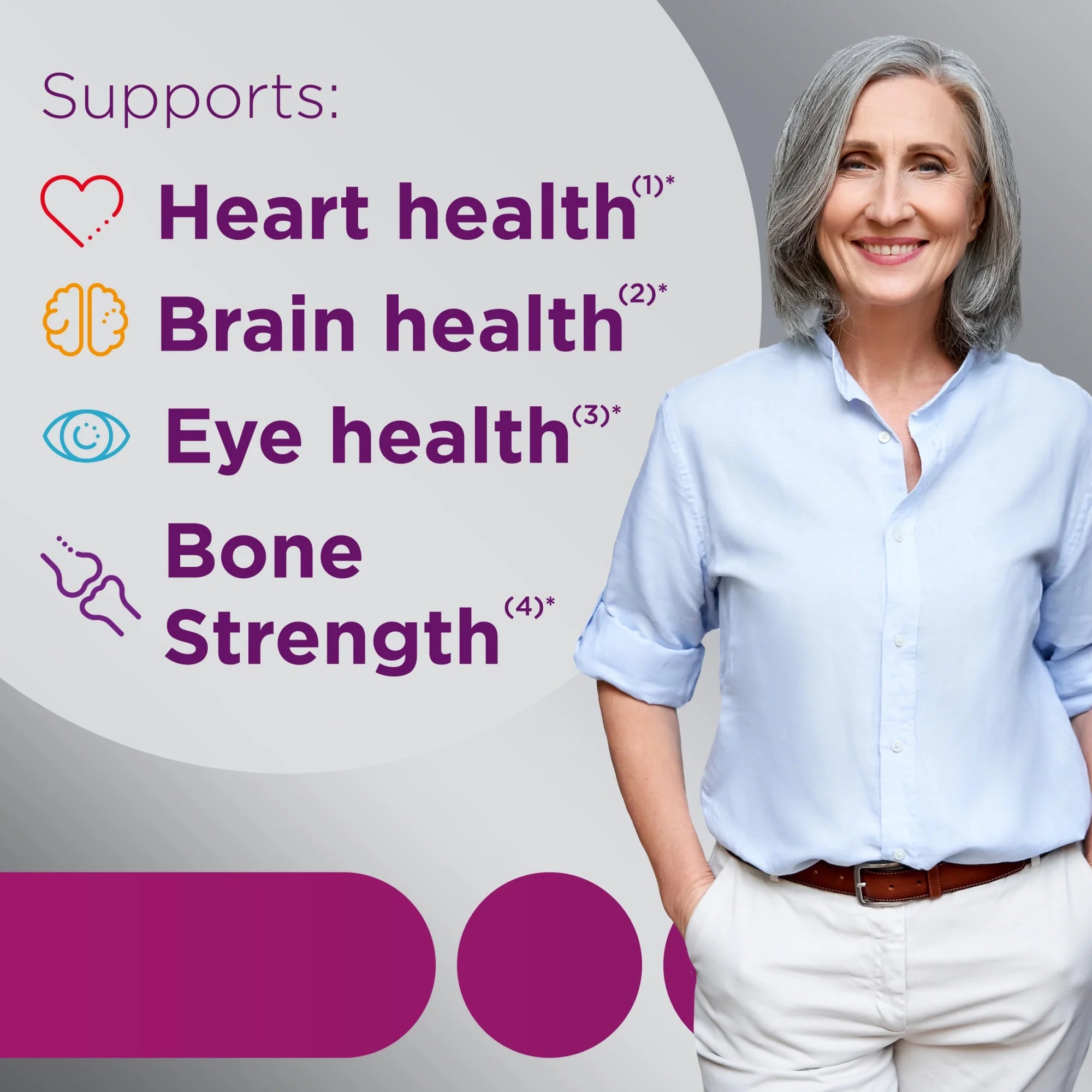 Centrum women’s multivitamin with memory and cognition support