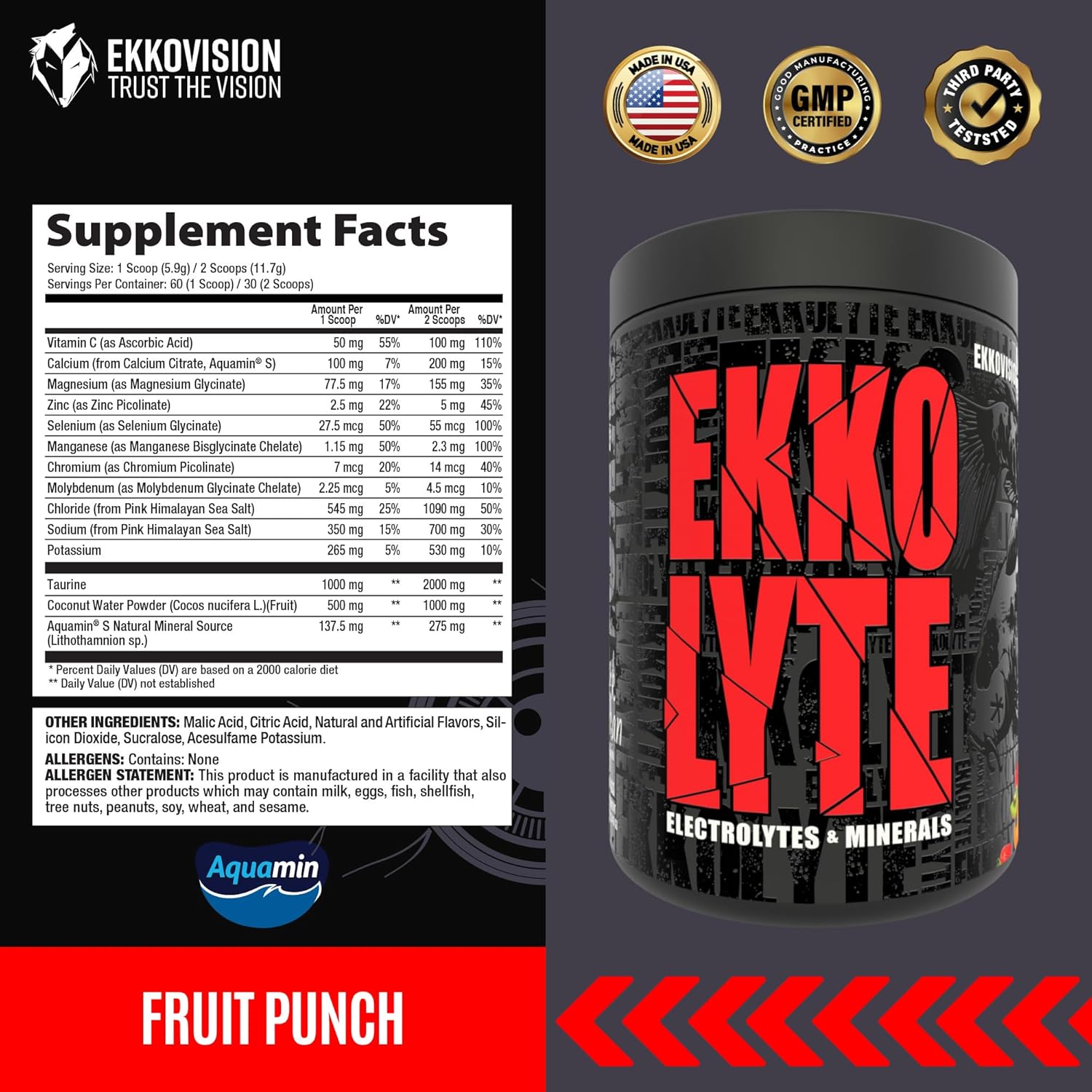 electrolyte drink mix powder hydration supplement