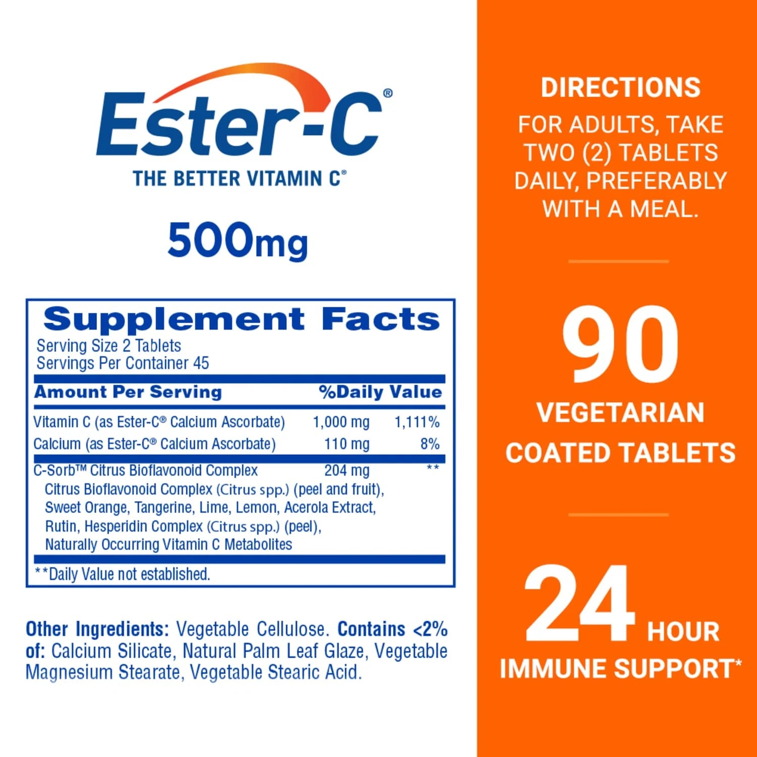ester c 500mg non acidic vitamin c tablets