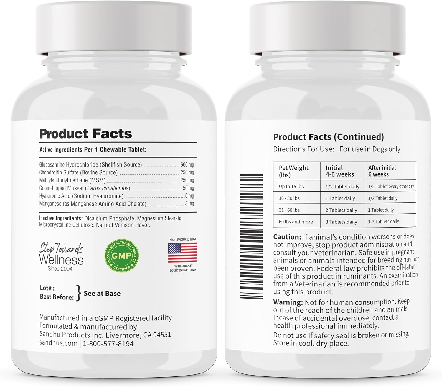 dog glucosamine chondroitin MSM soft chew supplement