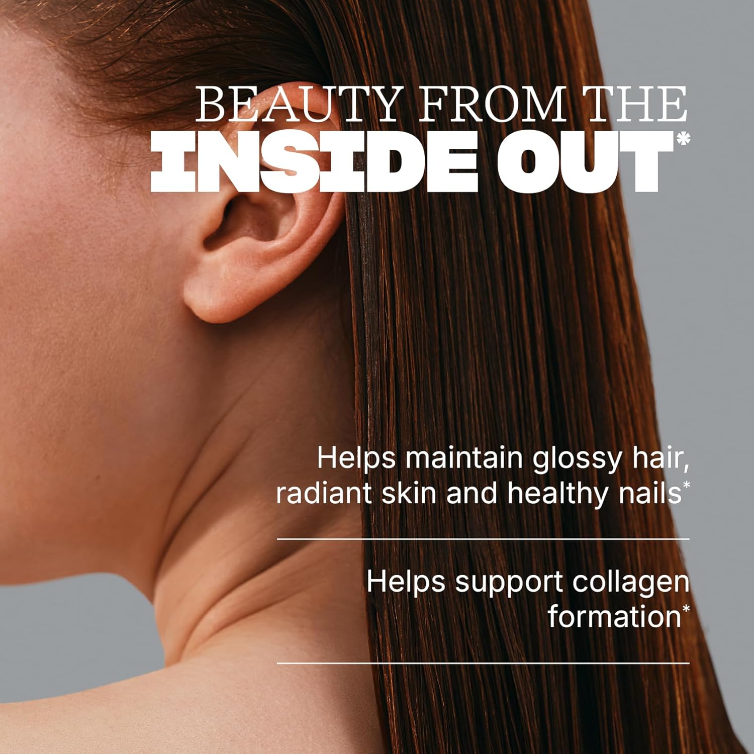 hair skin nails tablets close up supplement