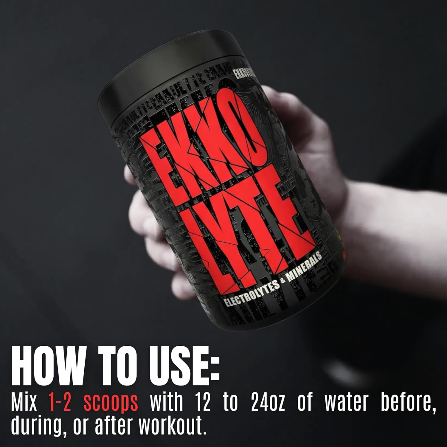 fruit punch electrolyte powder container