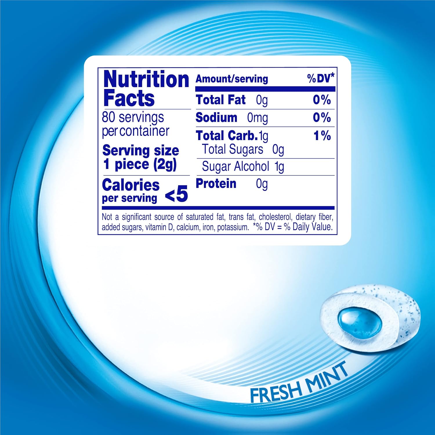 mentos gum xylitol fresh mint 80pcs bottle eco friendly