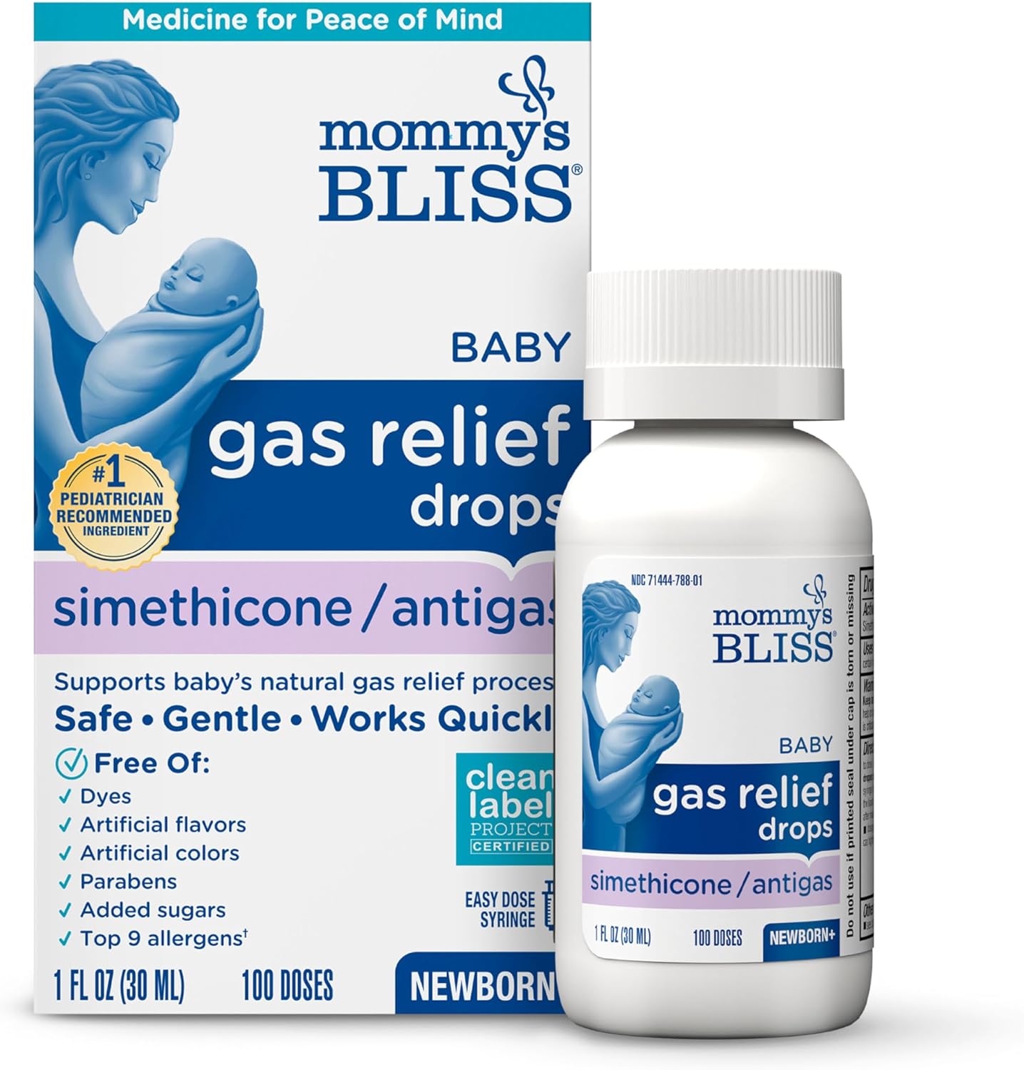 Mommy’s Bliss ginger wellness drops 1 fl oz bottle