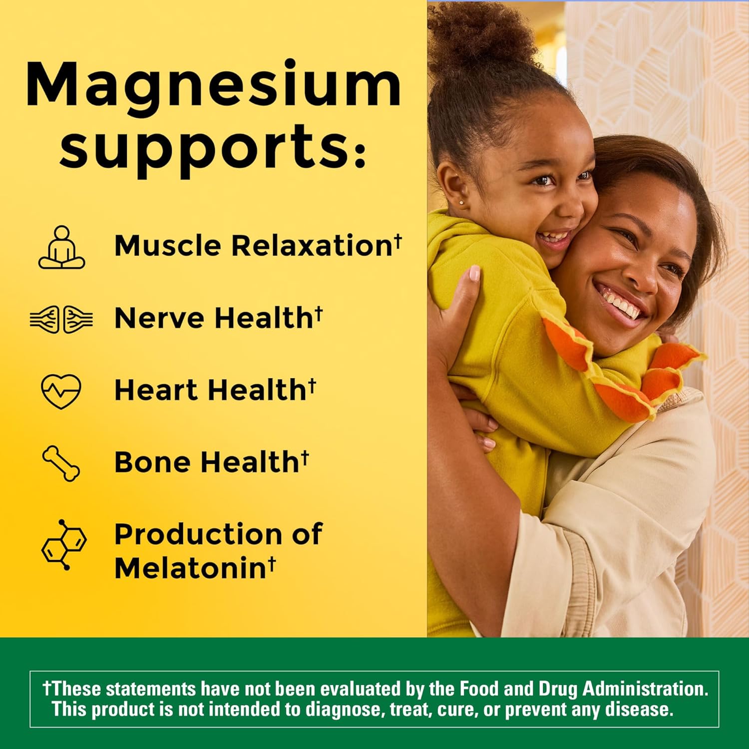4‑in‑1 magnesium blend capsules for muscle, nerve and bone support