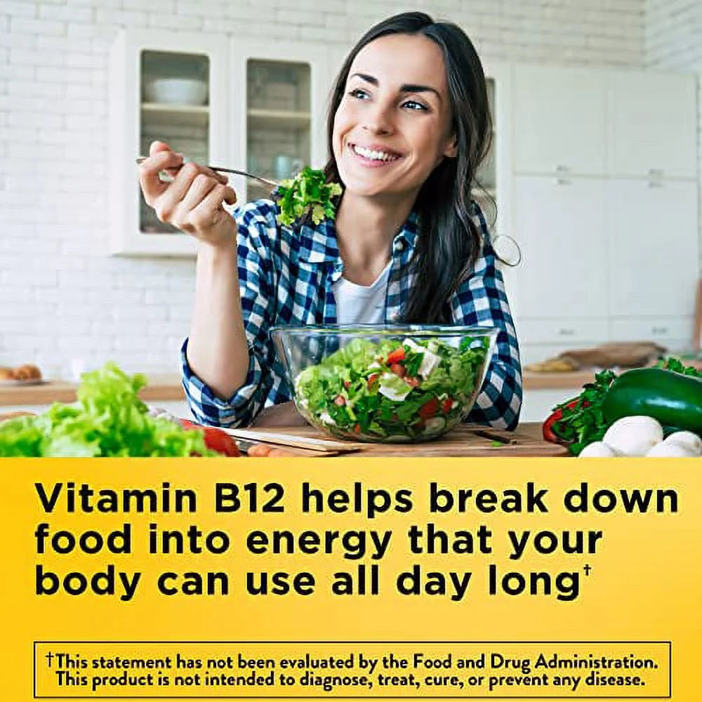 Nature Made B12 60-count dietary supplement packaging