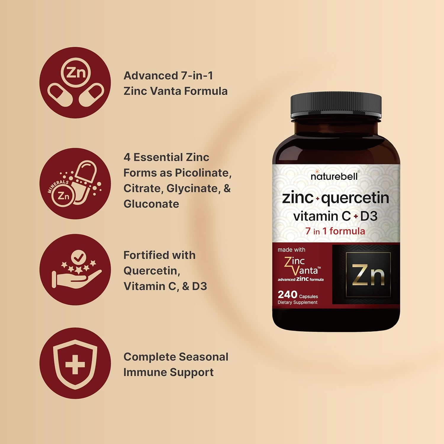 NatureBell vitamin capsules front label