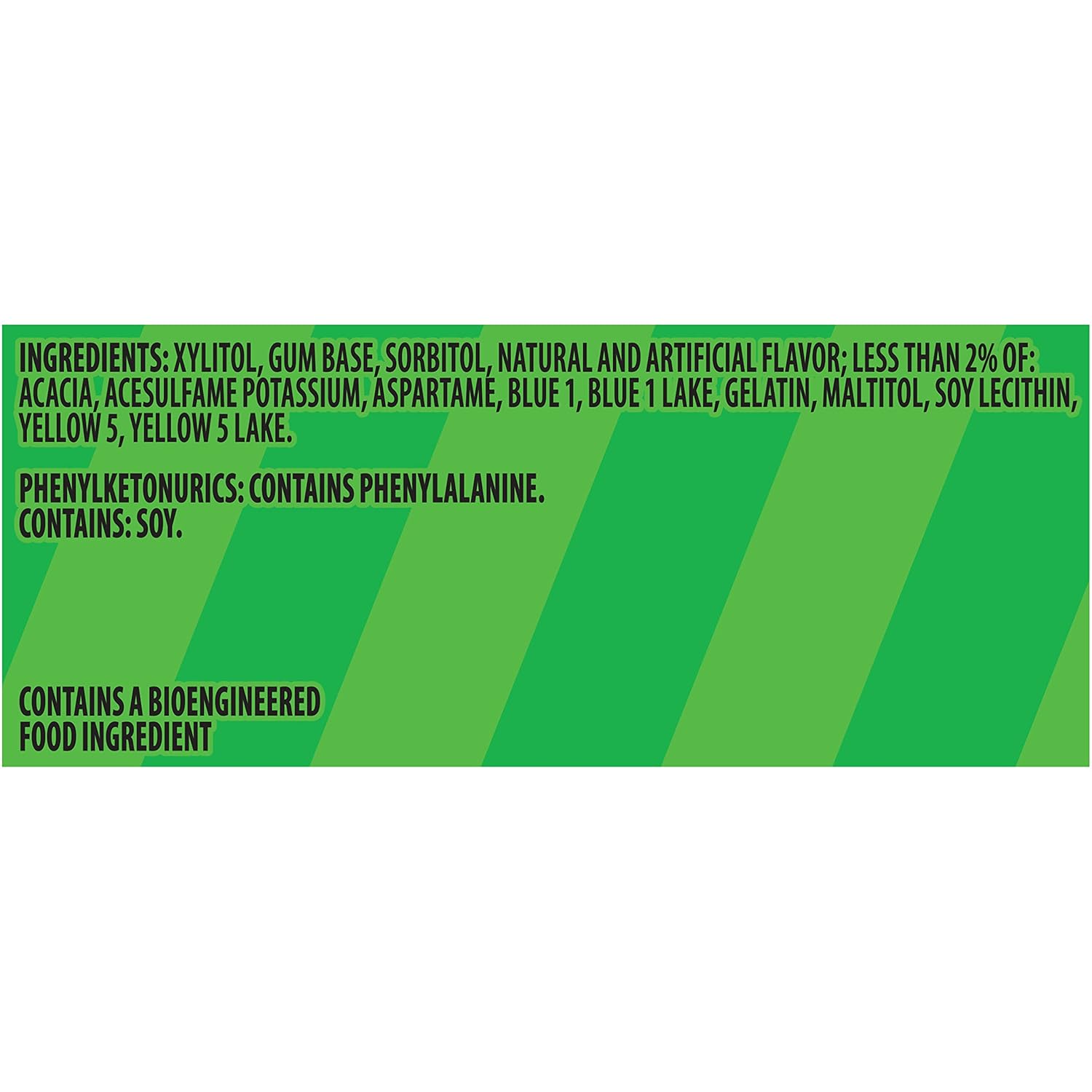 crunchy candy shell spearmint gum travel pack