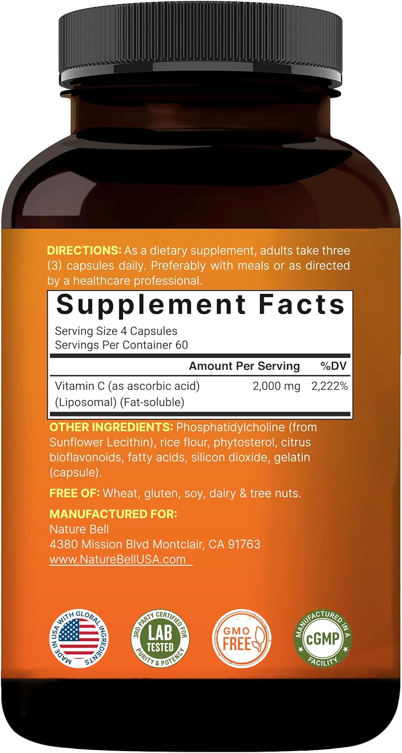 vitamin c collagen supplement liposomal capsules