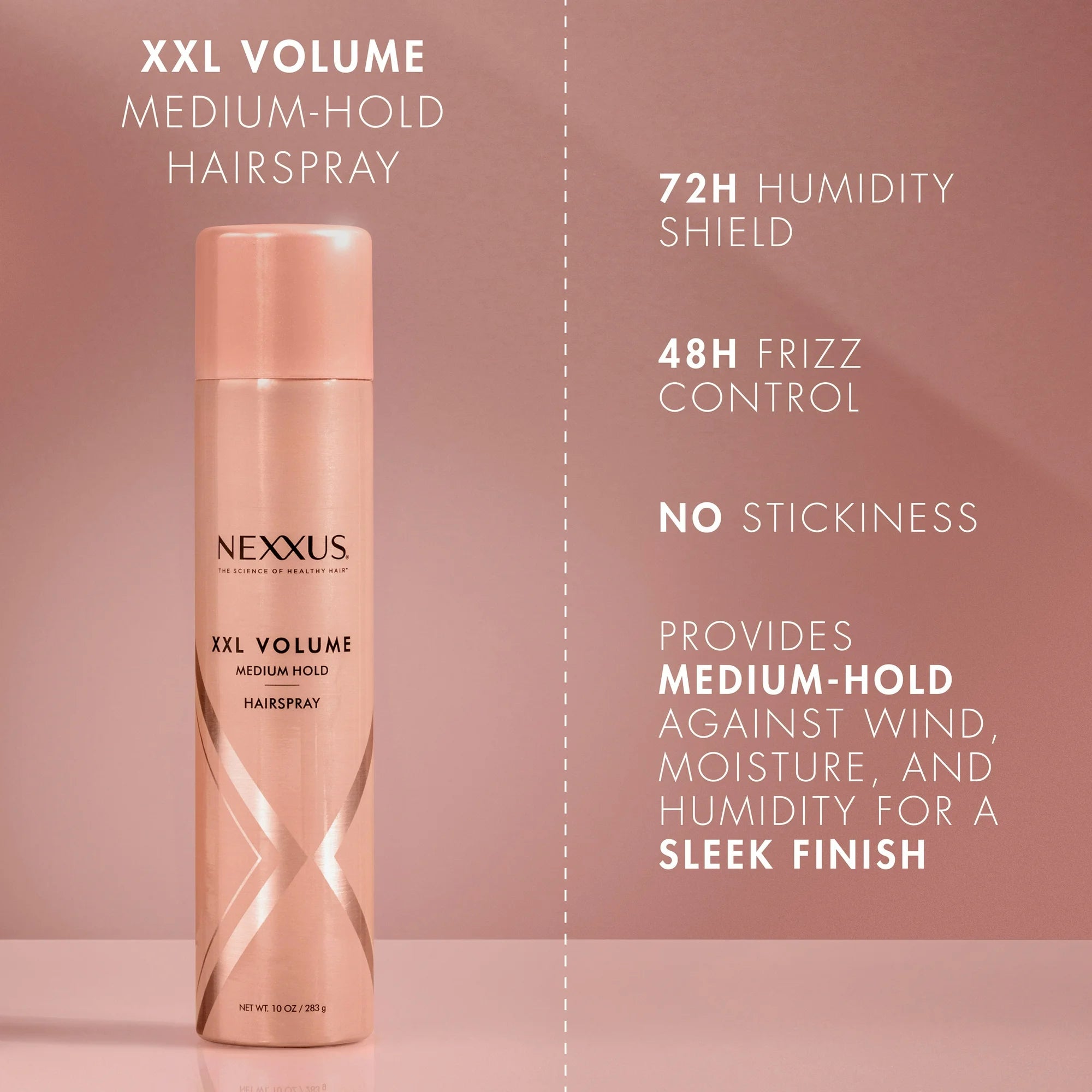 Nexxus salon-quality lightweight hairspray with flexible hold