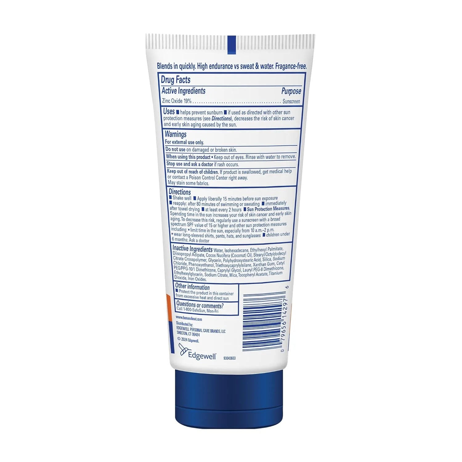 banana boat zinc sunscreen uv protection lotion
