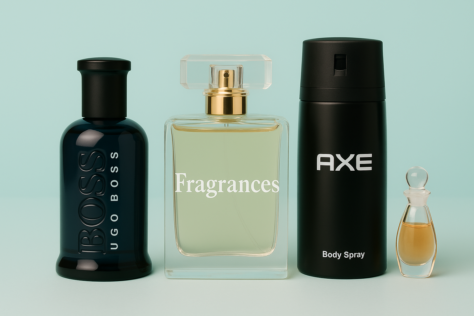 Fragrances and perfumes including body sprays and mists for women and men with long lasting scents