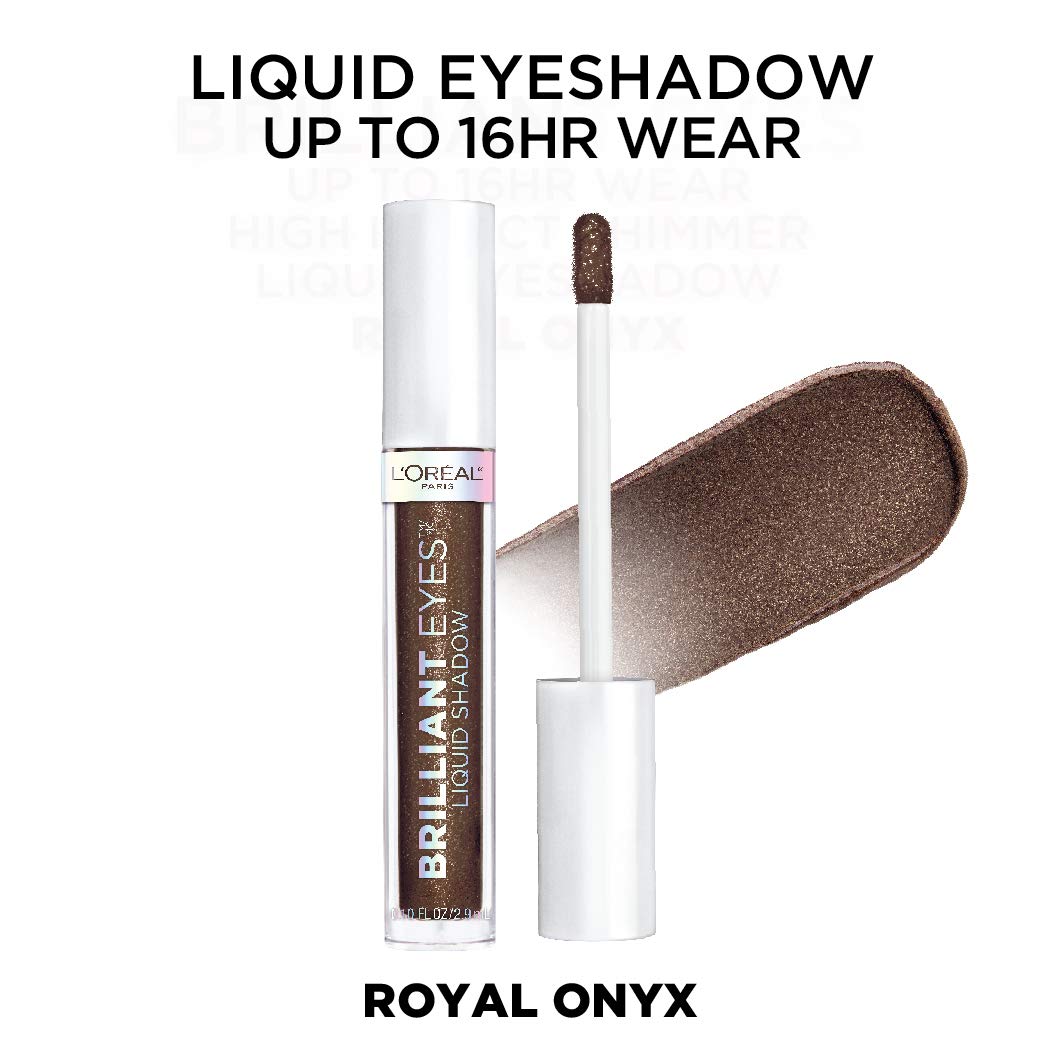 L'Oréal Paris Brilliant Eyes Liquid Shadow 465 Royal Onyx 0.10 fl oz (2.9 ml) — product image 4