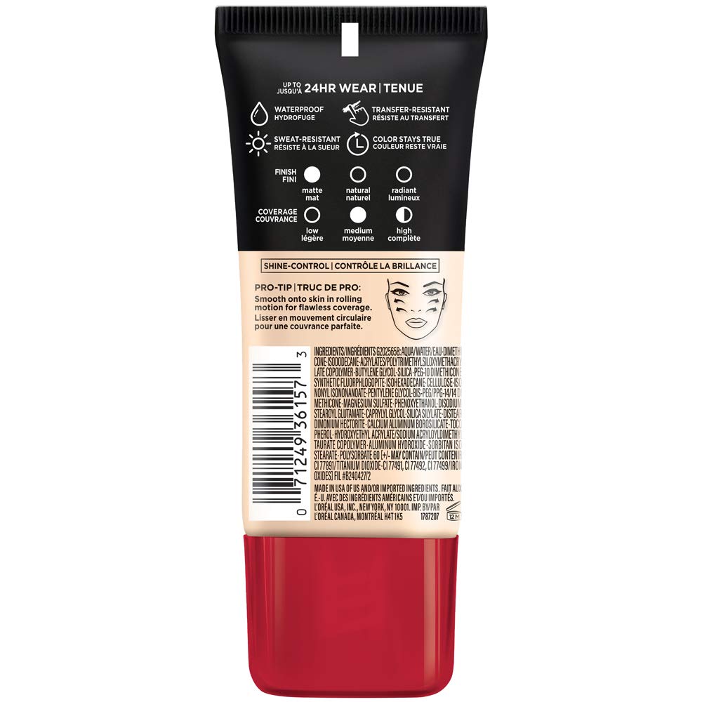L'Oréal Paris Infallible Pro-Matte Foundation 1.0 fl oz (30 ml) — product image 2