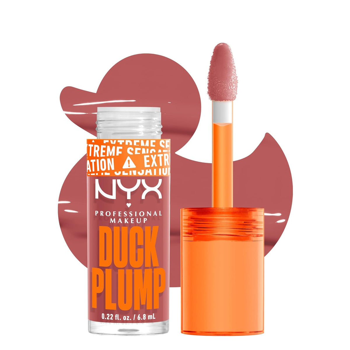 NYX Professional Makeup Duck Plump Extreme Sensation Lip Gloss 03 Nude Swings 0.22 fl oz (6.8 ml) — product image 1