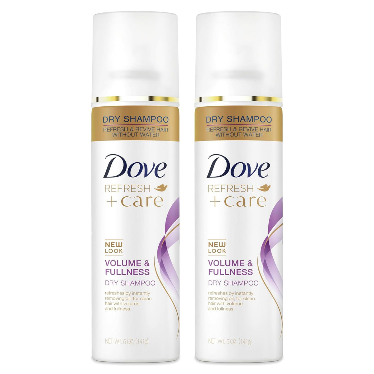 Dove Refresh + Care Volume & Fullness Dry Shampoo 5 oz (141g) (Pack of 2) — product image 1