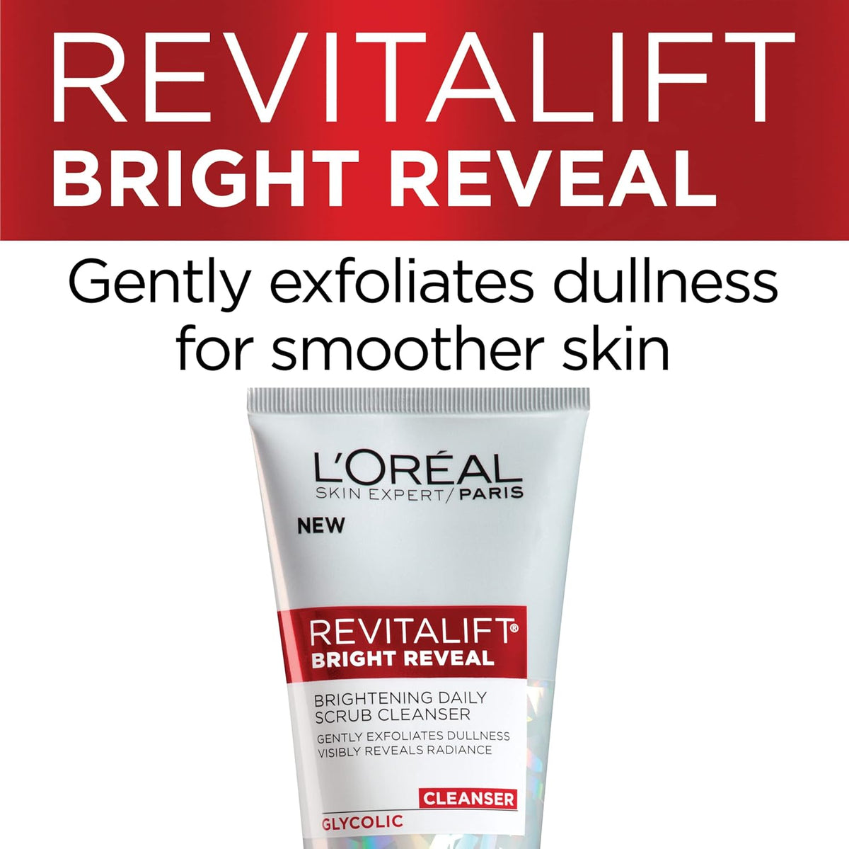L'Oréal Skin Expert/Paris Revitalift Bright Reveal Brightening Daily Scrub Cleanser 5.0 fl oz (150ml) — product image 4
