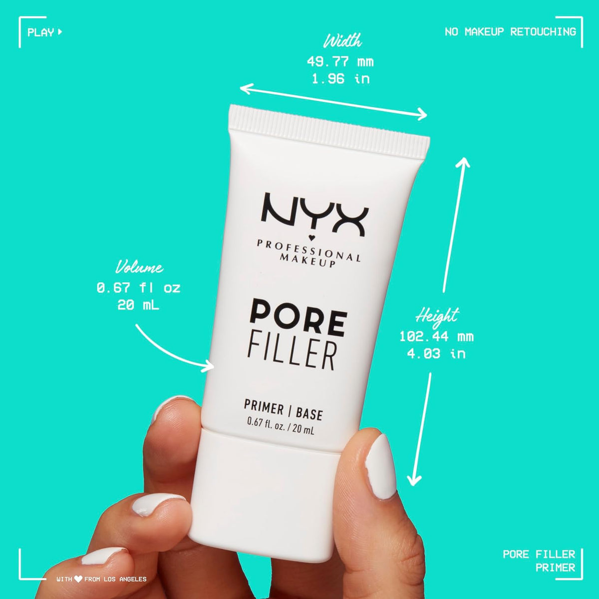 NYX Professional Makeup Pore Filler Primer | Base 0.67 fl oz (20 ml) — product image 4