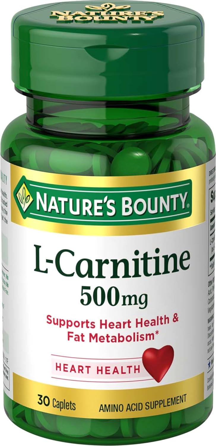 Nature's Bounty L-Carnitine 500 mg 30 Caplets — product image 1