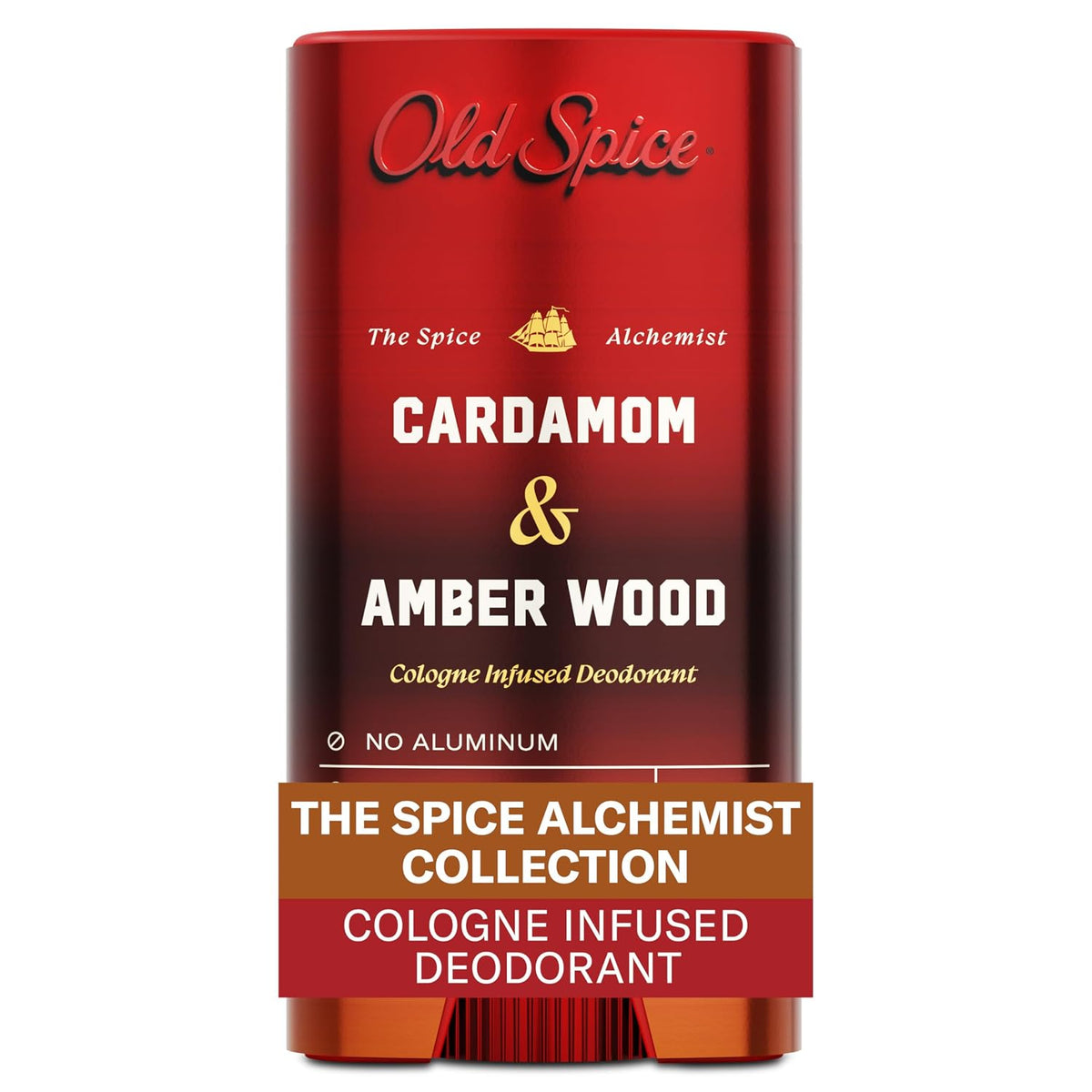 Old Spice Cardamom & Amber Wood Cologne Infused Deodorant 3.0 oz — product image 1