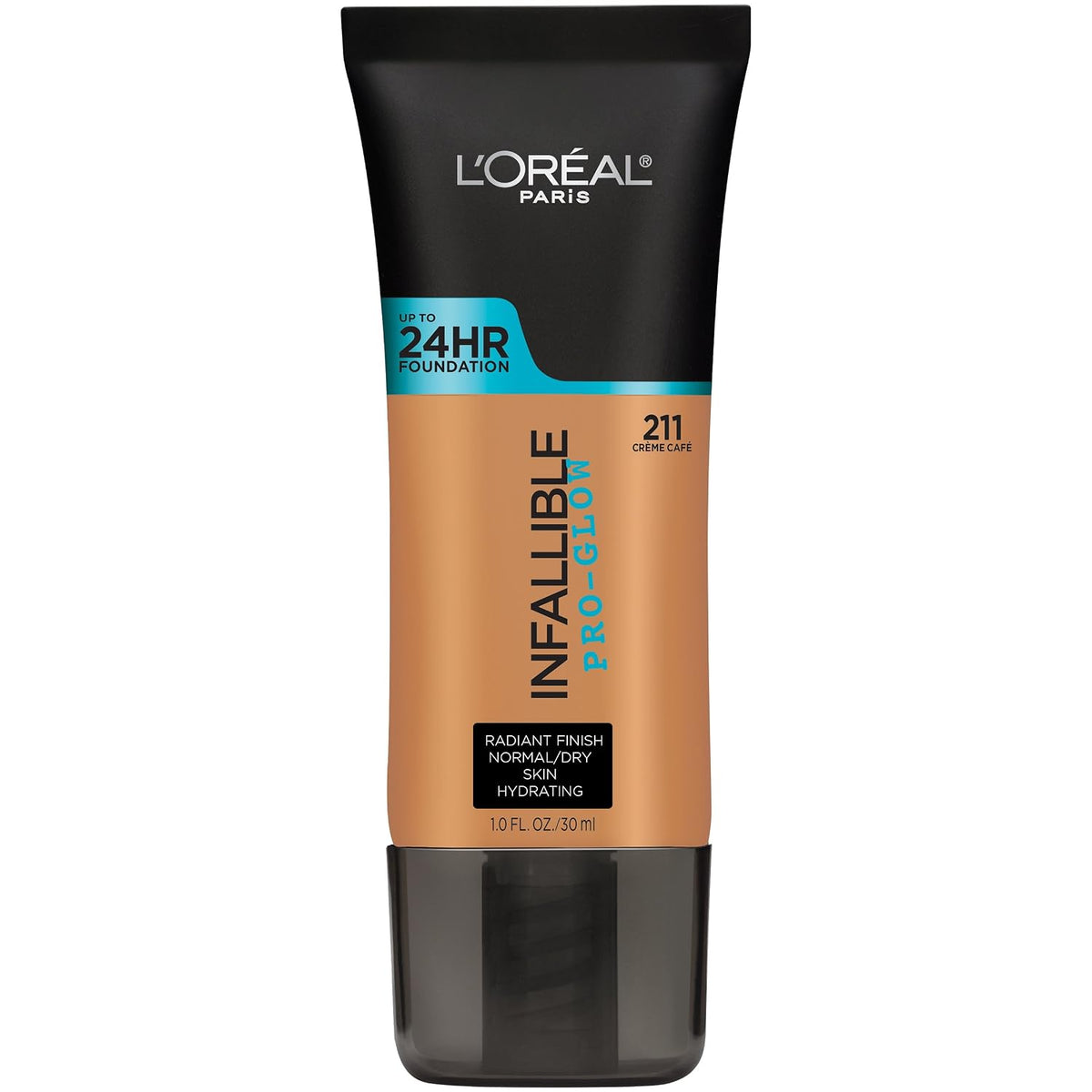 L'Oréal Paris Infallible Pro-Glow Foundation 211 Crème Café 1.0 fl oz (30 ml) — product image 1