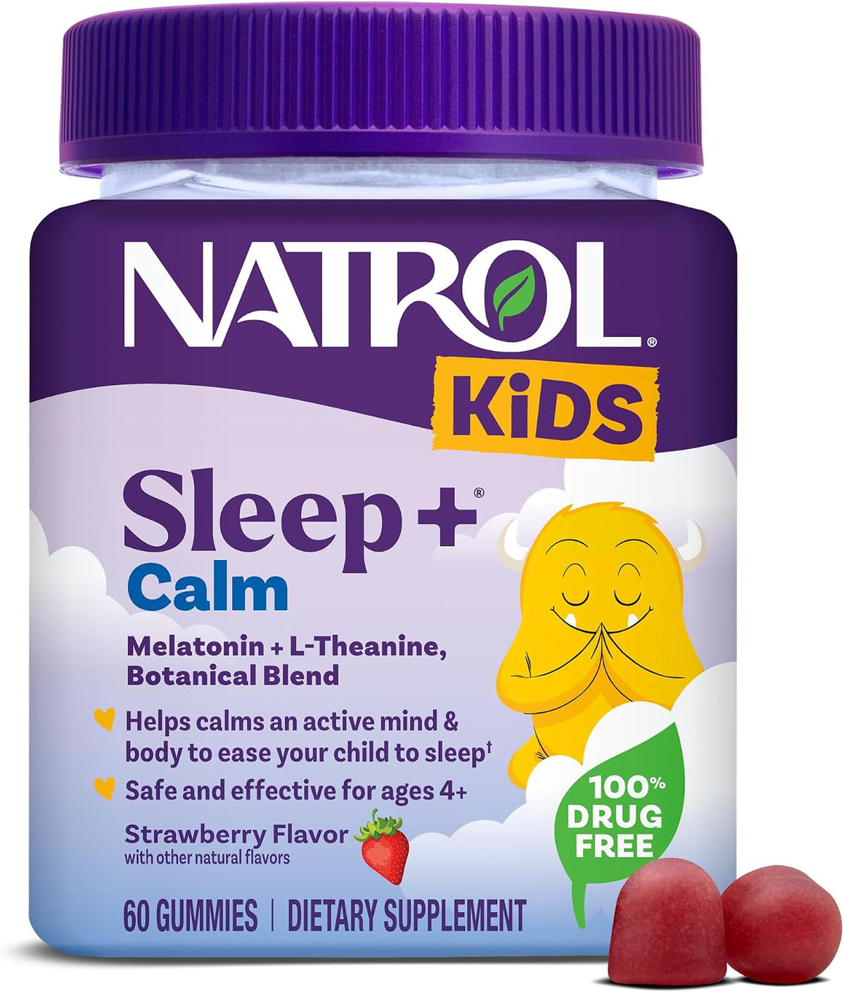 Natrol Kids Sleep+ Calm 0.5 mg 60 Gummies — product image 1