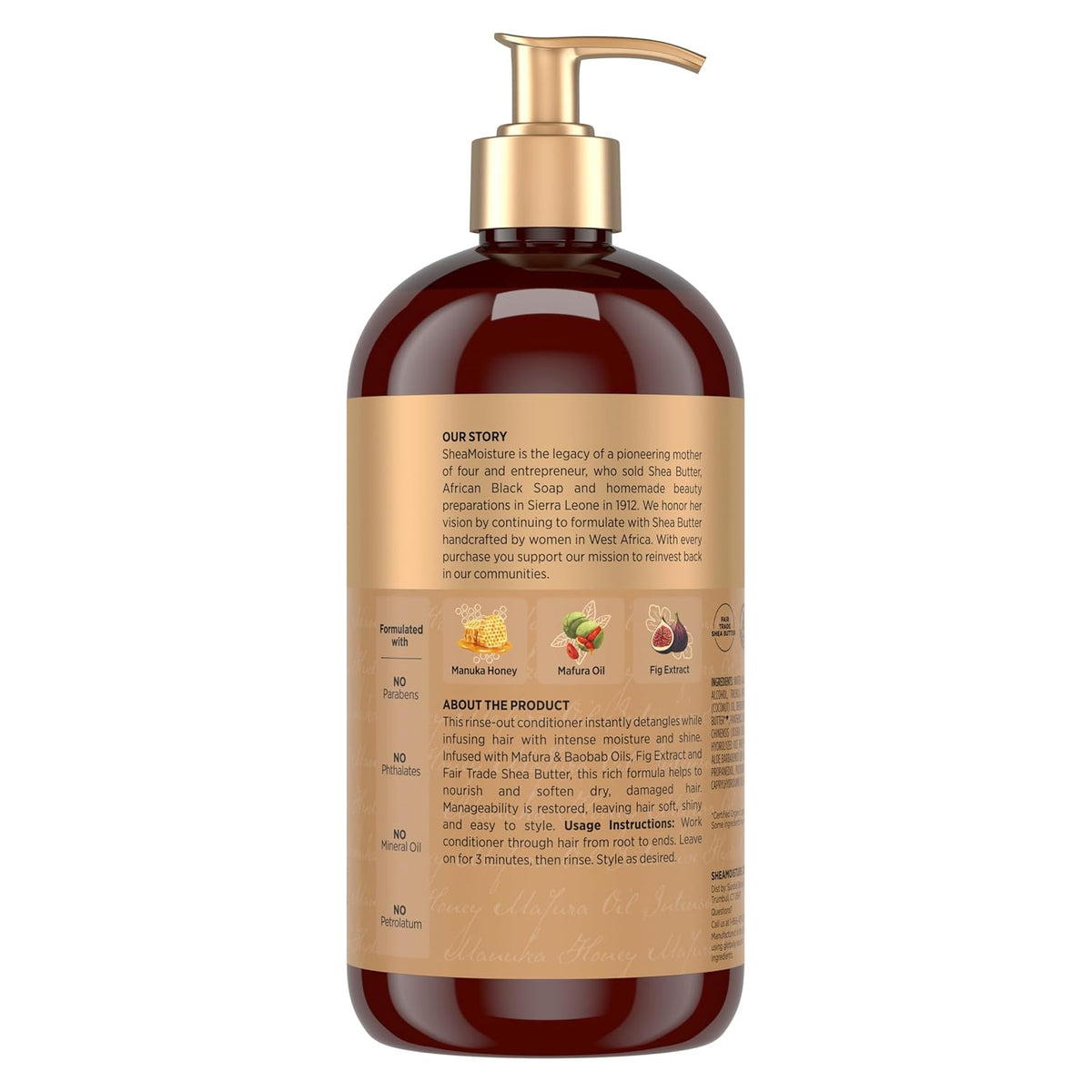 SheaMoisture Manuka Honey & Mafura Oil Intensive Hydration Conditioner 24 fl oz (709 ml) — product image 2