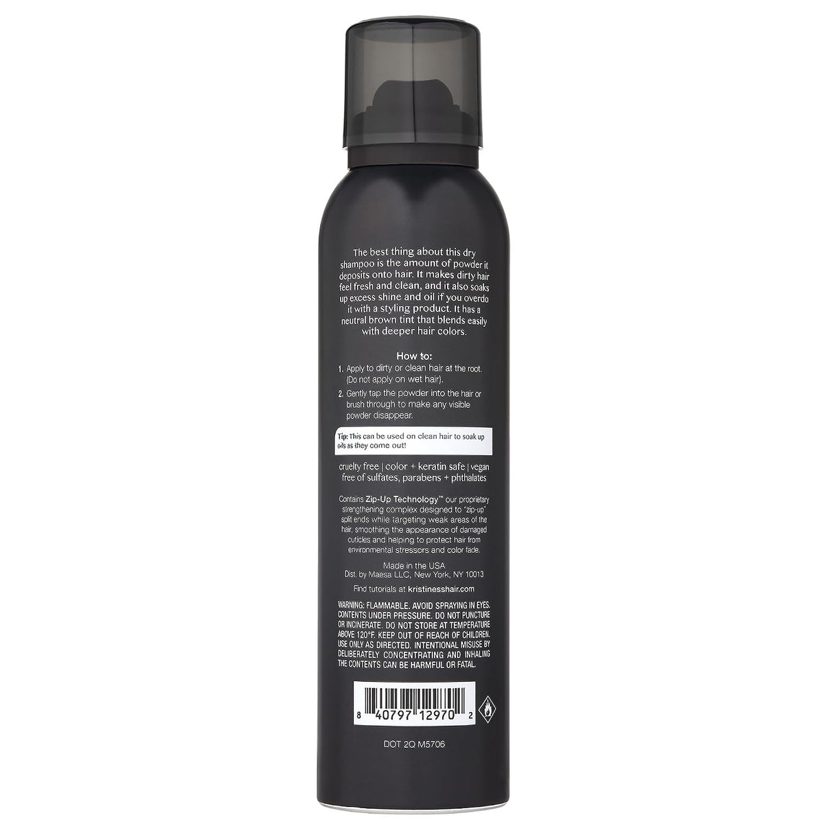 Kristin Ess Style Reviving Brunette Dry Shampoo 4.3 oz (123 g) — product image 2