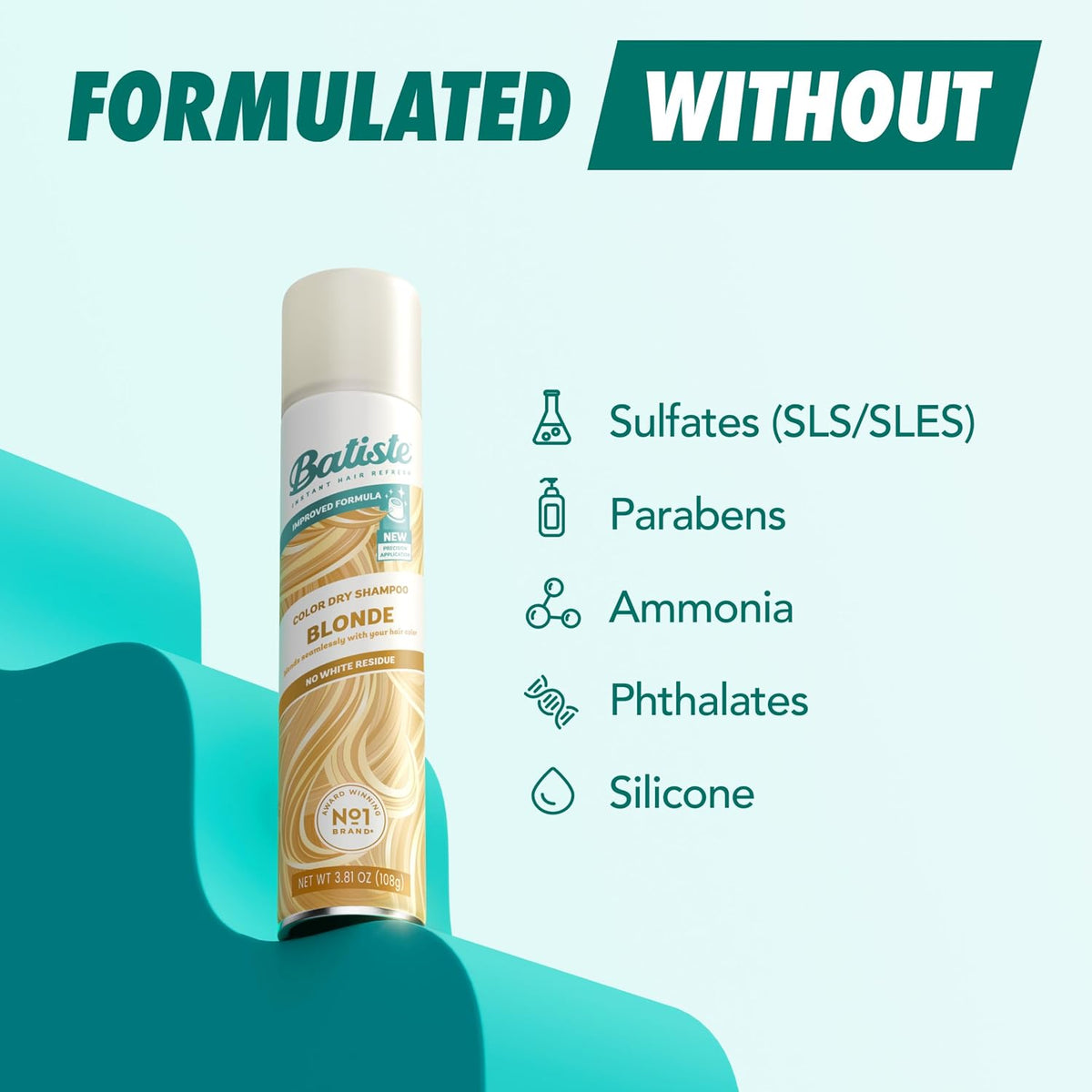 Batiste Color Dry Shampoo Blonde 5.71 oz — product image 2