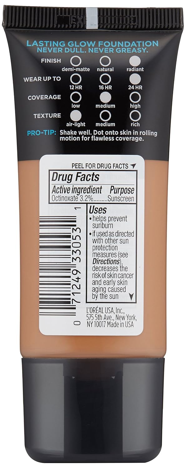 L'Oréal Paris Infallible Pro-Glow Foundation 211 Crème Café 1.0 fl oz (30 ml) — product image 2