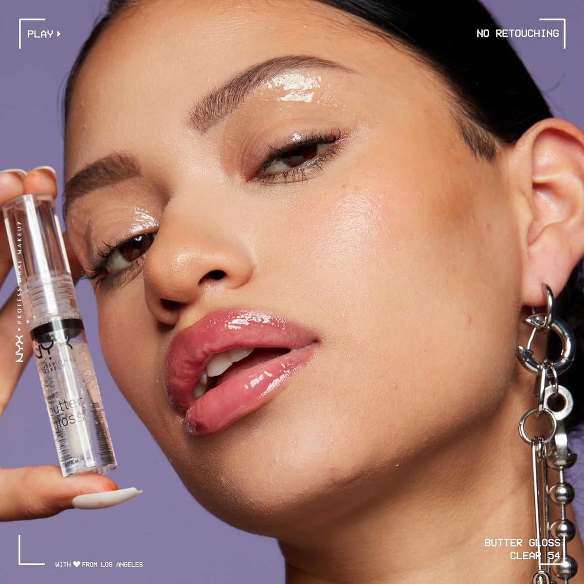 NYX PROFESSIONAL MAKEUP Butter Gloss Clear 54 0.27 fl oz (8 ml) — product image 4